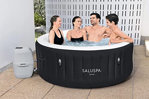 Bestway Miami SaluSpa 2 to 4 Person Inflatable Round Outdoor Hot Tub Spa with 140 Soothing AirJets